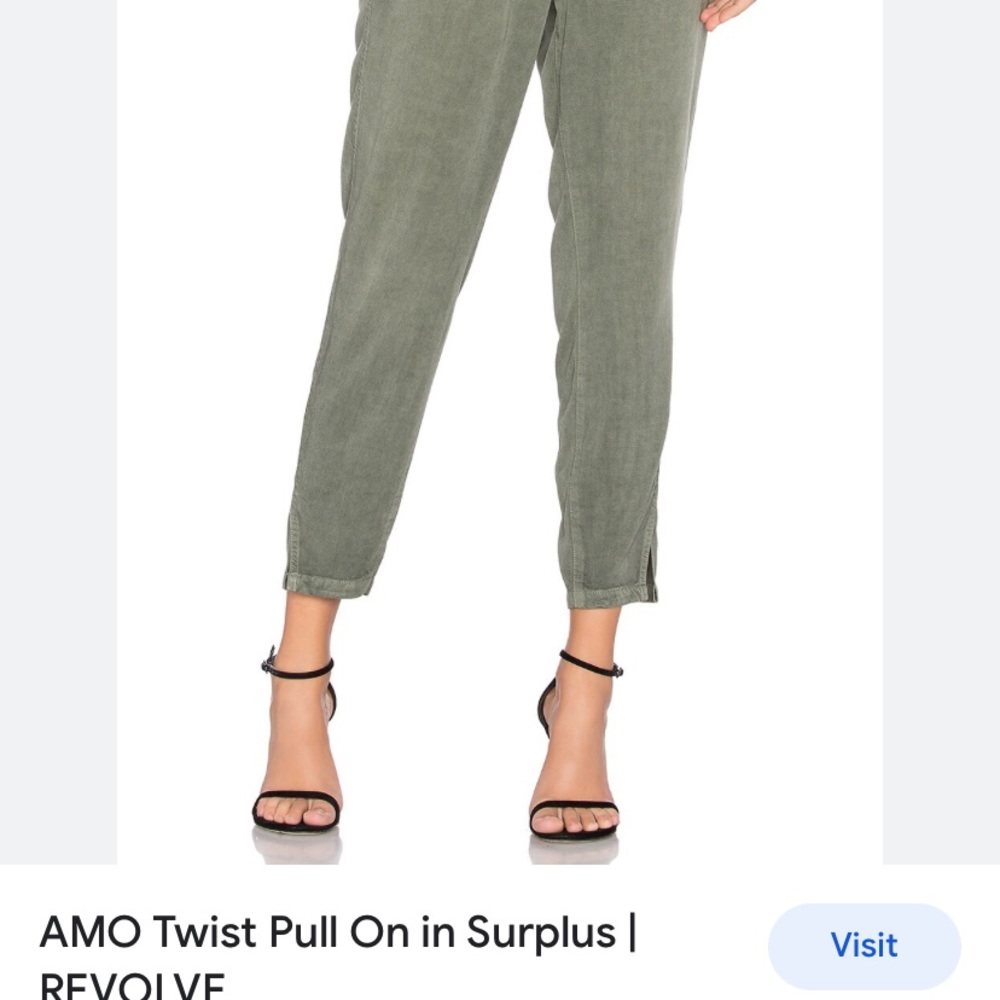 Amo Twist Pull On Pants in Surplus
